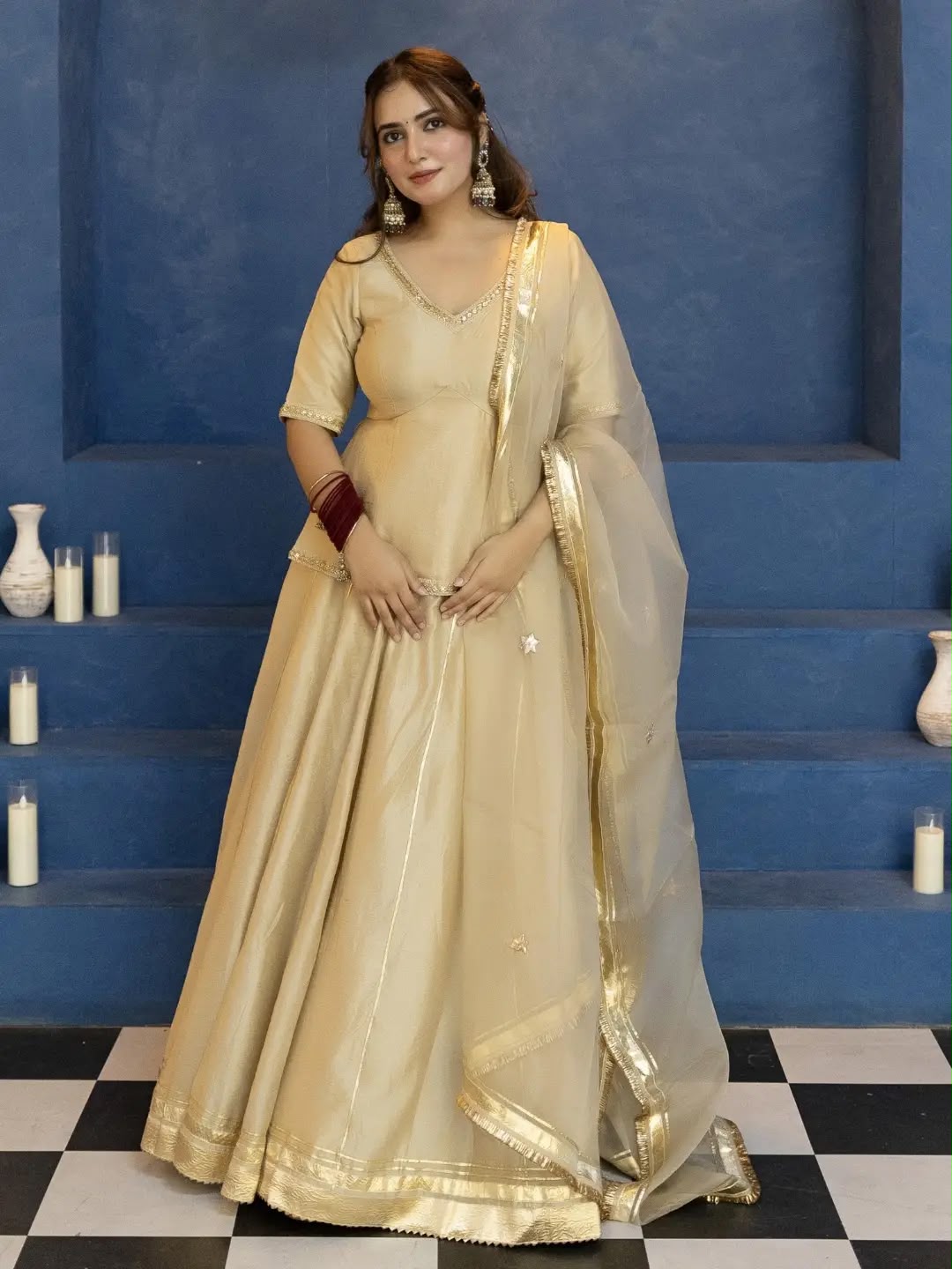 MF 541 Cream Vichitra Silk Salwar Suit with Embroidery Work. Wedding, Party, Festive, Events, Grab it for ₹2449. Delivery 4-6 Working Days. Shop now. | Casual Suits, Jump Suits, Creative suits, Designer Suits, Palazzo Suits, Party Wear Suits, Patiala Suits, Salwar suit, Straight Suits