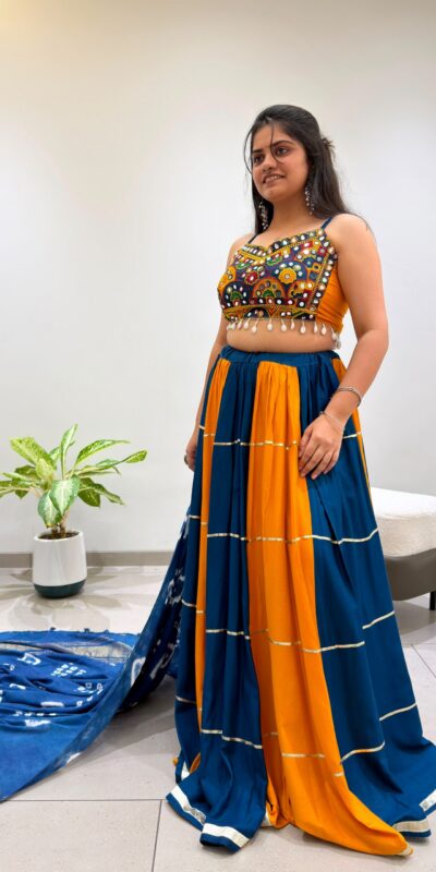 LG 657 Blue Color Rayon Embroidery Work & Cowrie Work Lehenga Choli . Grab it for ₹2449. Delivery 4-6 Working Days. Shop now. | Bollywood Lehenga, Creative Lehenga, Designer Lehenga, Embroidered Lehenga, Lehenga, Party Wear Lehenga
