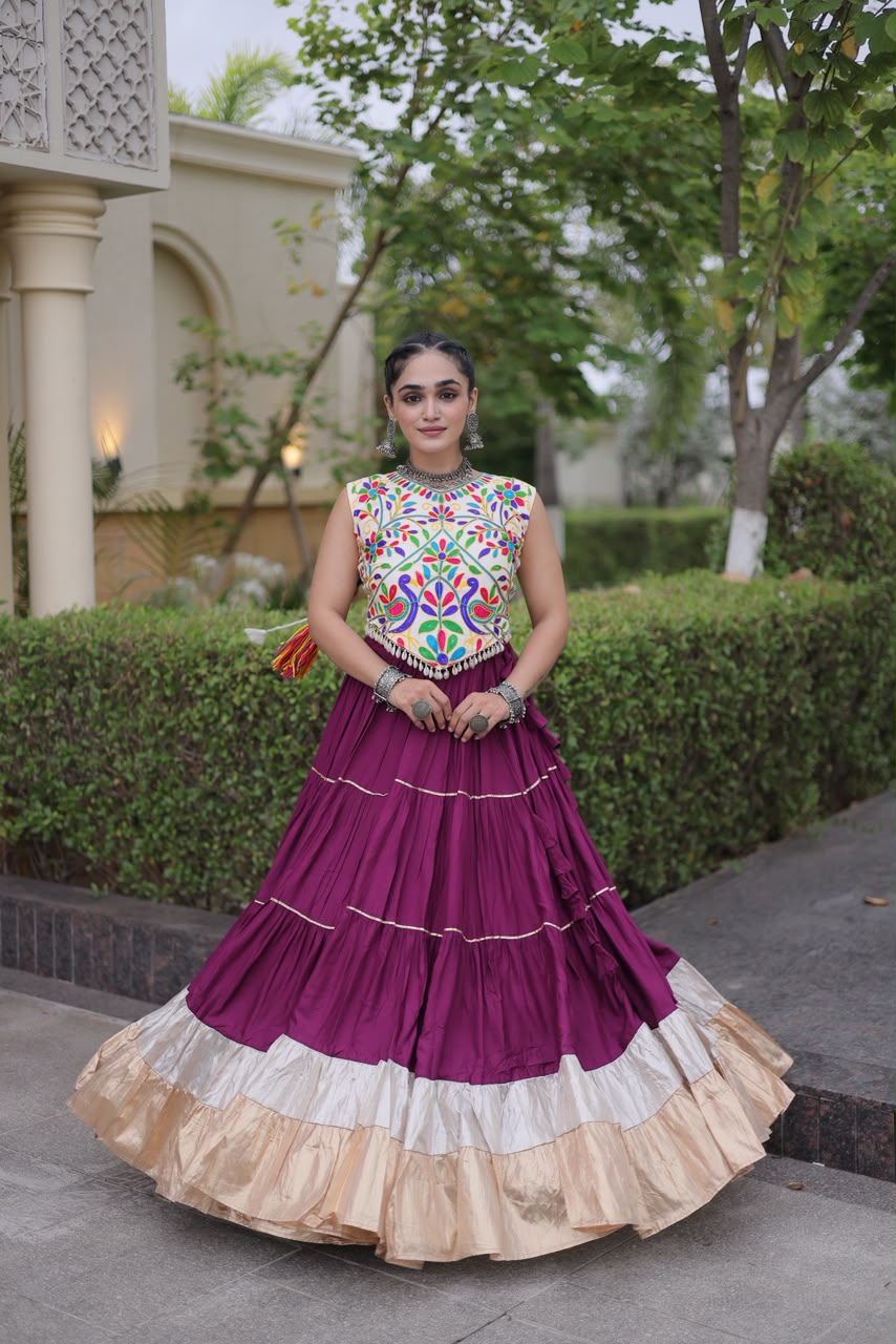 KA 5071 Wine Color Rayon Embroidery Work & Cowrie Work Lehenga Choli . Grab it for ₹2849. Delivery 4-6 Working Days. Shop now. | Bollywood Lehenga, Creative Lehenga, Designer Lehenga, Embroidered Lehenga, Lehenga, Party Wear Lehenga