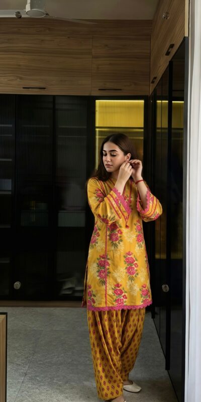 NSR 909 Yellow Color Natural Crep Salwar Suit with Digital Print. Get it for ₹1999. Delivery 4-6 Working Days. Online Shop now. | Casual Suits, Jump Suits, Creative suits, Designer Suits, Palazzo Suits, Party Wear Suits, Patiala Suits, Salwar suit, Straight Suits