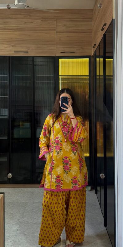 NSR 909 Yellow Color Natural Crep Salwar Suit with Digital Print. Get it for ₹1999. Delivery 4-6 Working Days. Online Shop now. | Casual Suits, Jump Suits, Creative suits, Designer Suits, Palazzo Suits, Party Wear Suits, Patiala Suits, Salwar suit, Straight Suits