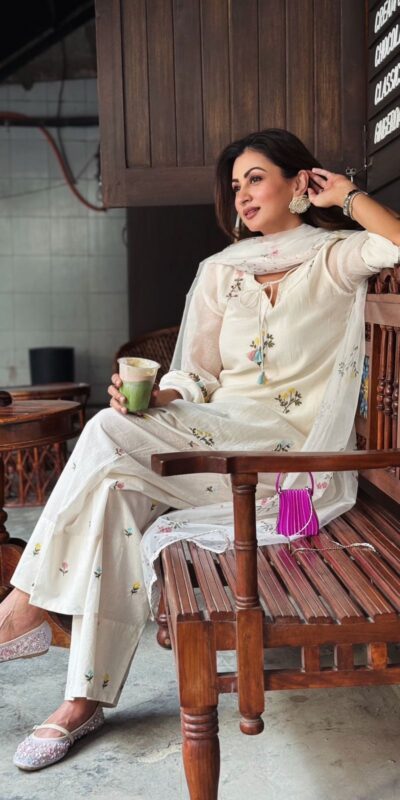 AD 246 White Mul Chanderi Salwar Suit with Embroidery Work & Sequins Work. Festive Deal ₹2899. Delivery 4-6 Working Days. Shop nowp | Casual Suits, Jump Suits, Creative suits, Designer Suits, Palazzo Suits, Party Wear Suits, Patiala Suits, Salwar suit, Straight Suits