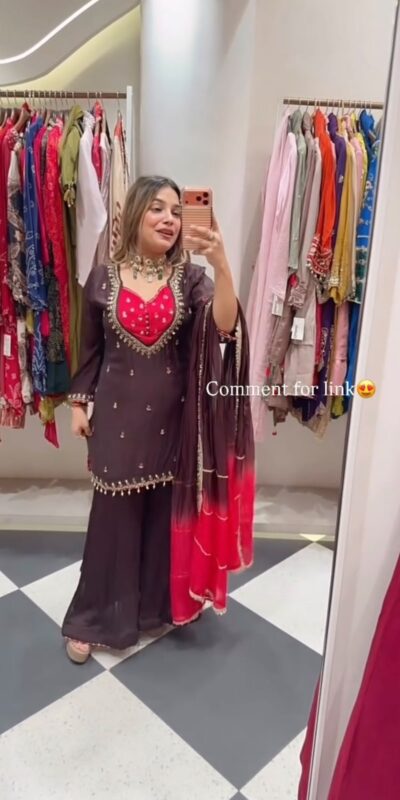 ZSR 3188 Wine French Crep Silk Salwar Suit Perfect for Wedding, Party, Engagement, Baisakhi, Pongal – . Special Price ₹2249. Delivery 4-6 Working Days | Casual Suits, Jump Suits, Creative suits, Designer Suits, Palazzo Suits, Party Wear Suits, Patiala Suits, Salwar suit, Straight Suits