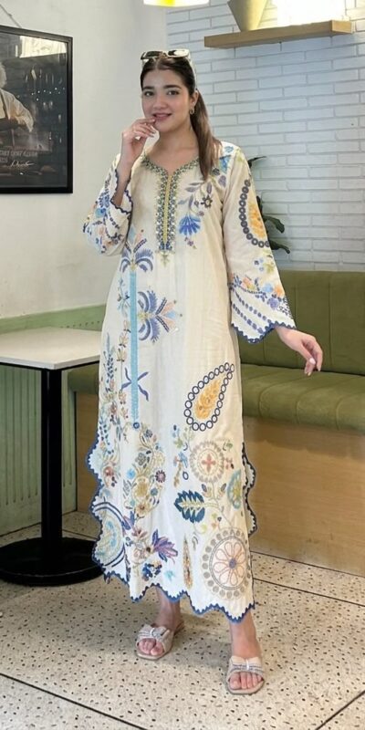LG 2143 White Star Silk Salwar Suit with Embroidery Work & Sequins Work. Festive Deal ₹2399. Delivery 4-6 Working Days. Shop now. | Casual Suits, Jump Suits, Creative suits, Designer Suits, Palazzo Suits, Party Wear Suits, Patiala Suits, Salwar suit, Straight Suits