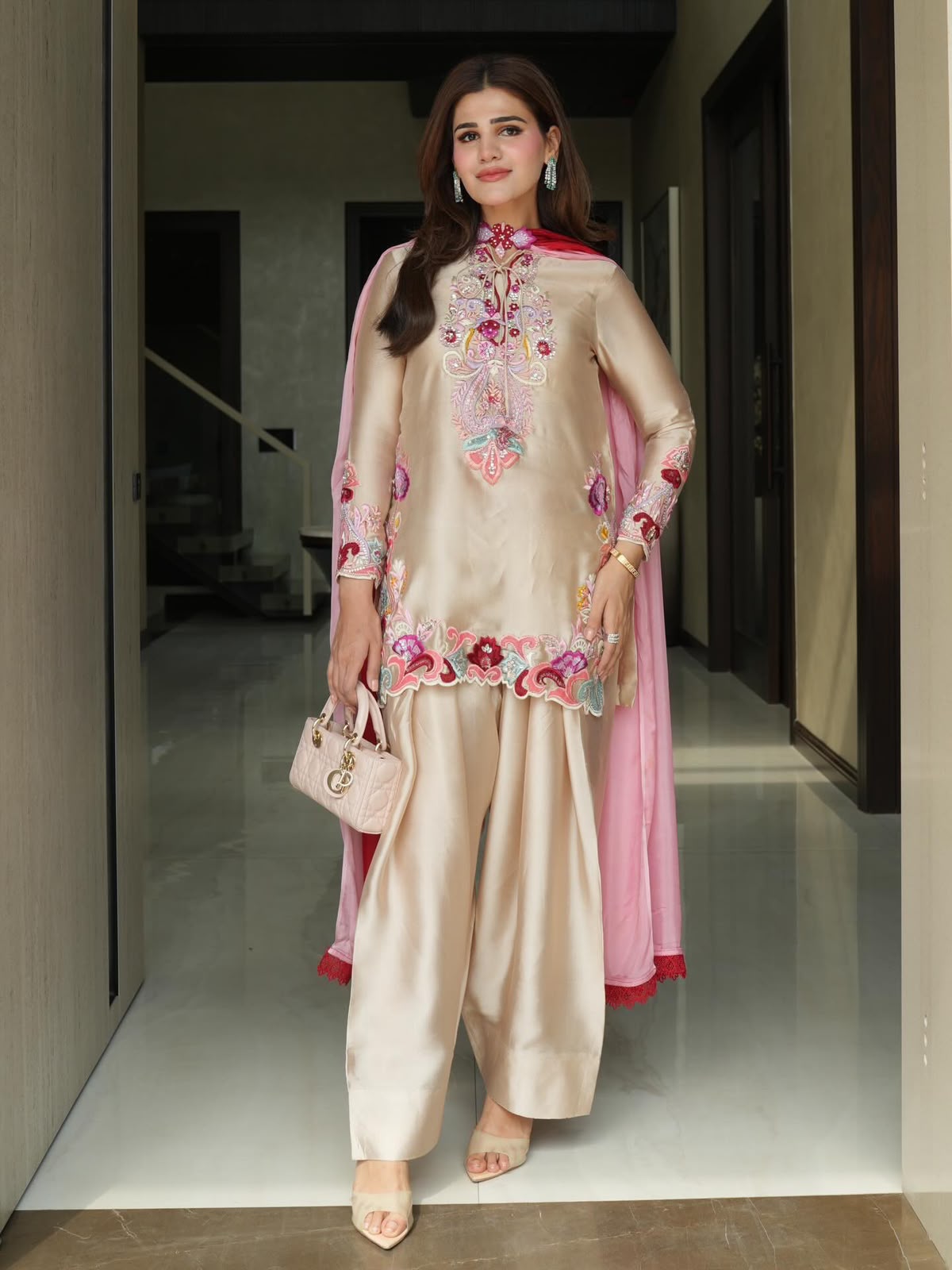 SR 1714 in Cream Embroidery Work Salwar Suit Natural Satin. Introductory Price ₹2149. Delivery 4-6 Working Days. Shop now. | Casual Suits, Jump Suits, Creative suits, Designer Suits, Palazzo Suits, Party Wear Suits, Patiala Suits, Salwar suit, Straight Suits