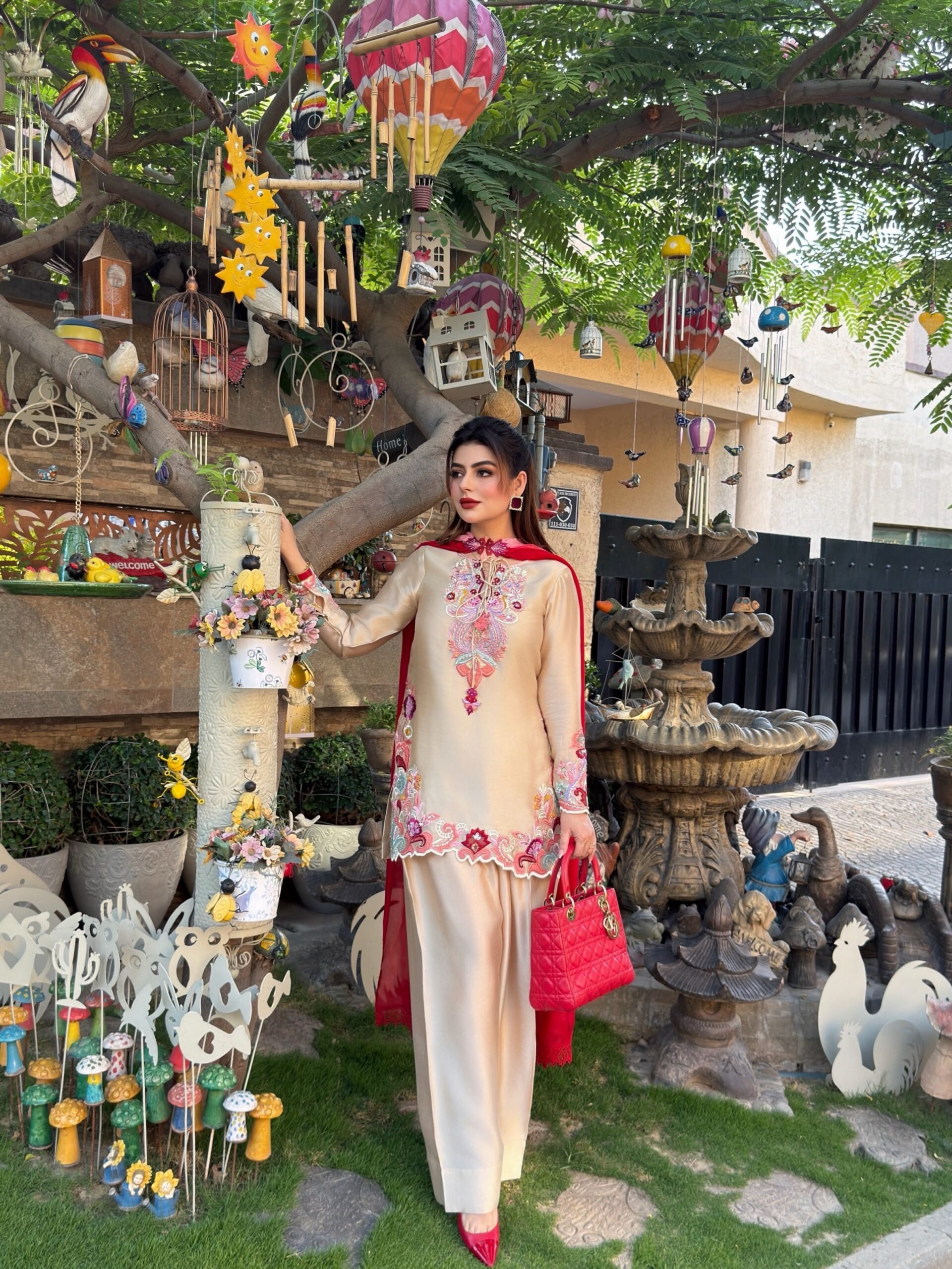 SR 1714 in Cream Embroidery Work Salwar Suit Natural Satin. Introductory Price ₹2149. Delivery 4-6 Working Days. Shop now. | Casual Suits, Jump Suits, Creative suits, Designer Suits, Palazzo Suits, Party Wear Suits, Patiala Suits, Salwar suit, Straight Suits