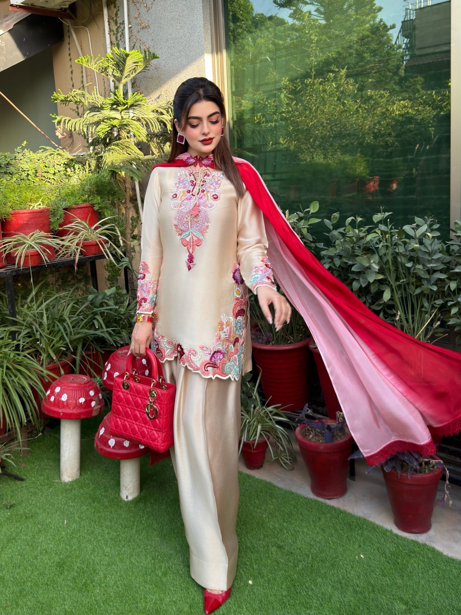 SR 1714 in Cream Embroidery Work Salwar Suit Natural Satin. Introductory Price ₹2149. Delivery 4-6 Working Days. Shop now. | Casual Suits, Jump Suits, Creative suits, Designer Suits, Palazzo Suits, Party Wear Suits, Patiala Suits, Salwar suit, Straight Suits