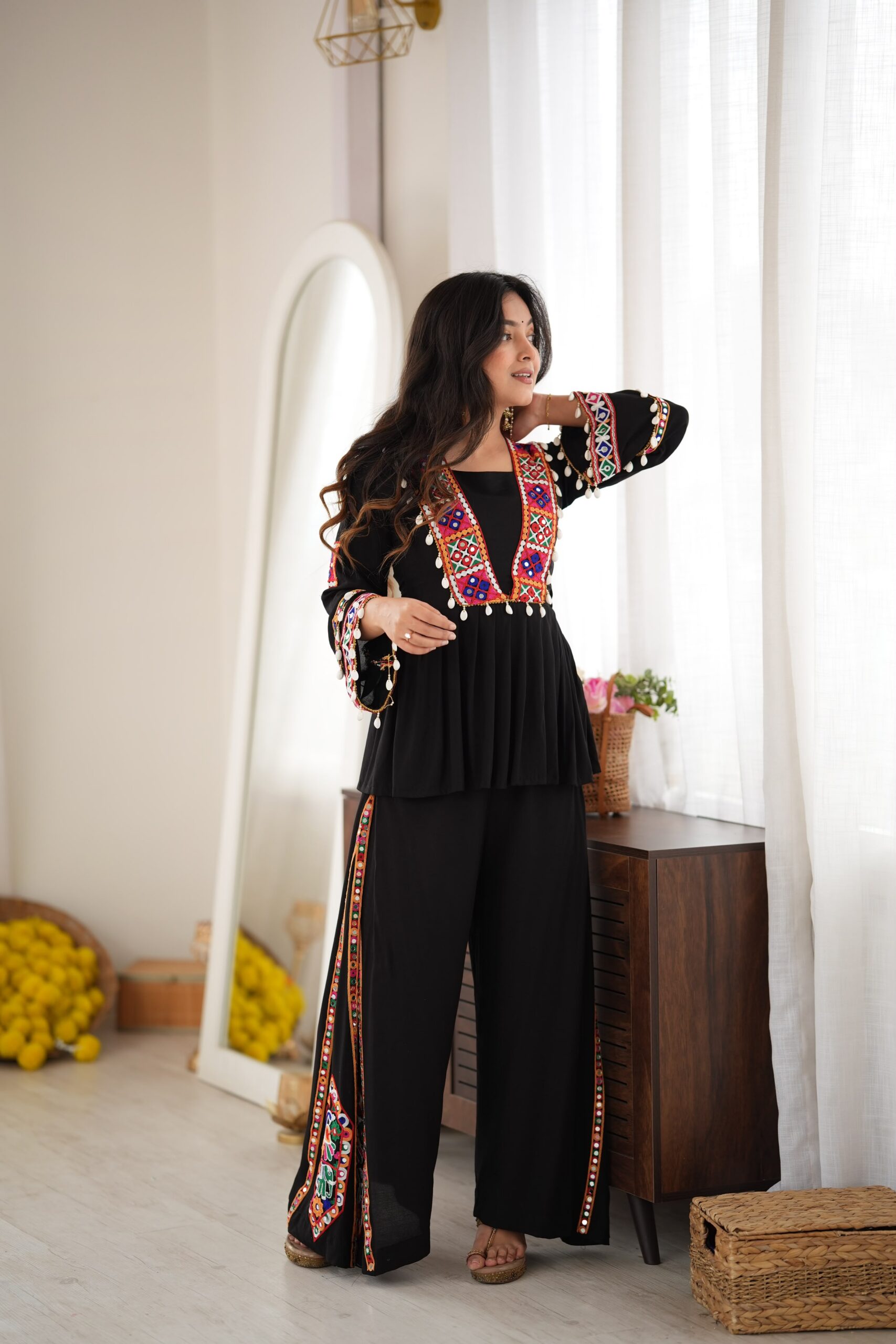SP 93 Black Rayon Salwar Suit with Embroidery Work & Thread Embroidery. Best Price ₹2149. Delivery 4-6 Working Days. Shop now. | Casual Suits, Jump Suits, Creative suits, Designer Suits, Palazzo Suits, Party Wear Suits, Patiala Suits, Salwar suit, Straight Suits
