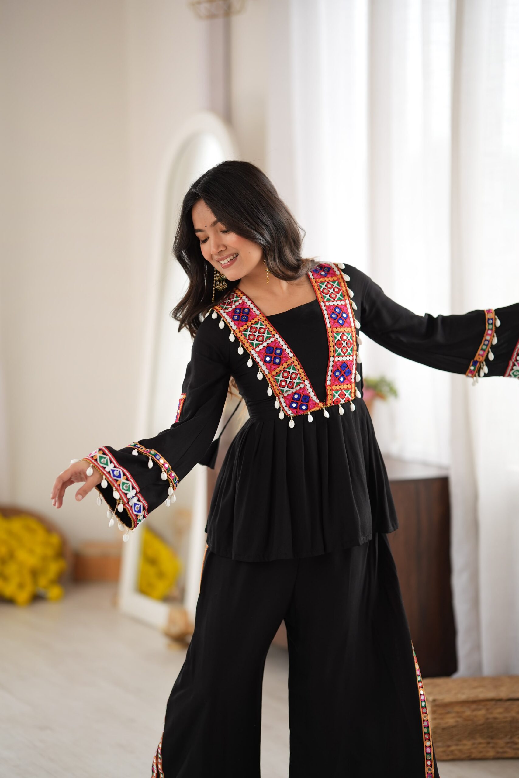 SP 93 Black Rayon Salwar Suit with Embroidery Work & Thread Embroidery. Best Price ₹2149. Delivery 4-6 Working Days. Shop now. | Casual Suits, Jump Suits, Creative suits, Designer Suits, Palazzo Suits, Party Wear Suits, Patiala Suits, Salwar suit, Straight Suits