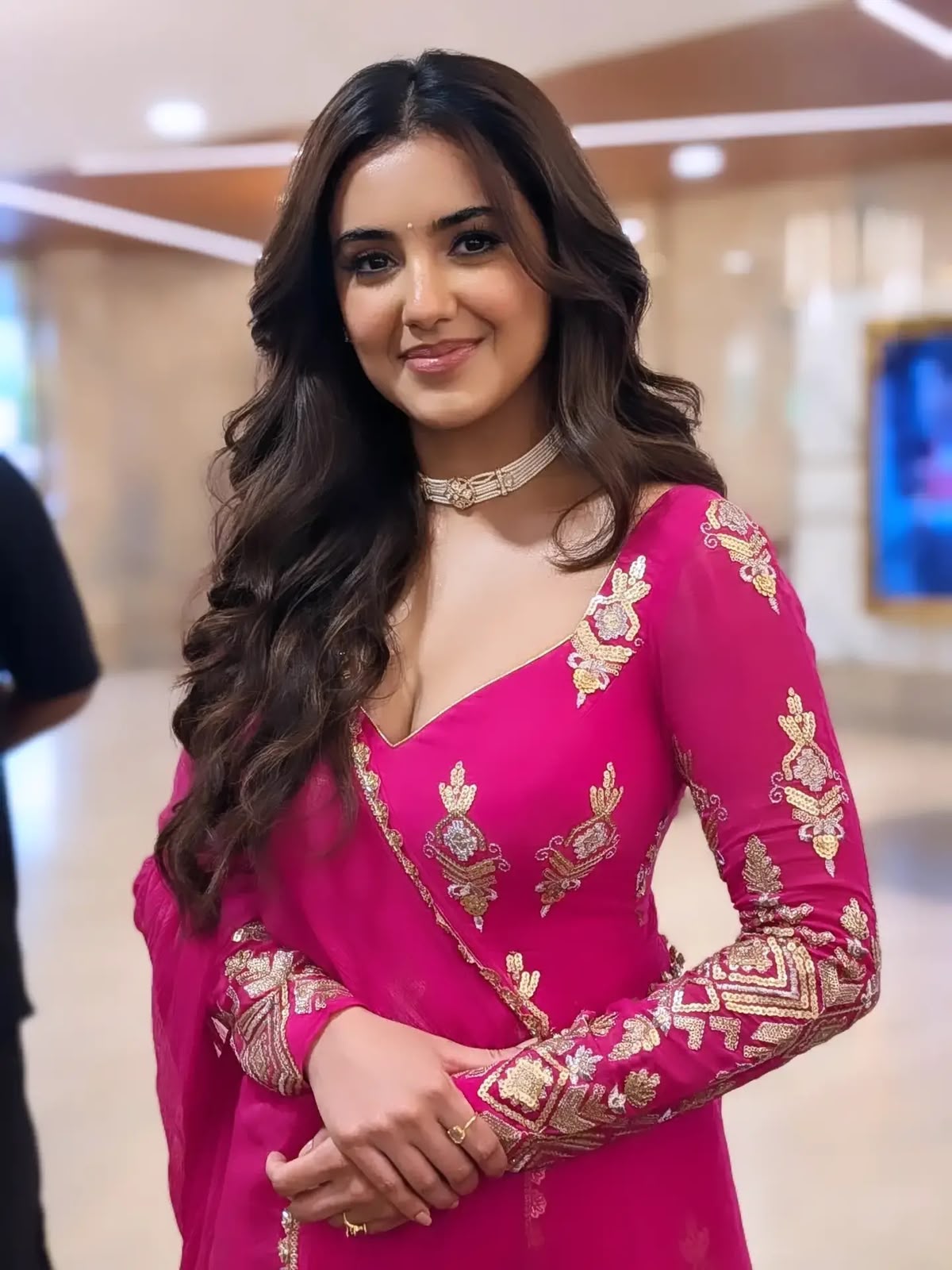 SSR 552 Pink Faux Georgette Gown with Sequins Work & Embroidery Work. Affordable Price ₹2399. Delivery 4-6 Working Days. Shop now. | Bollywood Gowns, Creative Gowns, Designer Gowns, Embroidered Gowns, Gowns, Party Wear Gowns