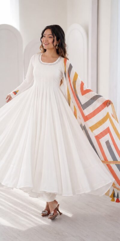 NSR 917 White Color Mal Cotton Embroidery Work Salwar Suit . Wedding, Party, Festive, Events, Get it for ₹2299. Delivery 4-6 Working Days. Shop now. | Casual Suits, Jump Suits, Creative suits, Designer Suits, Palazzo Suits, Party Wear Suits, Patiala Suits, Salwar suit, Straight Suits