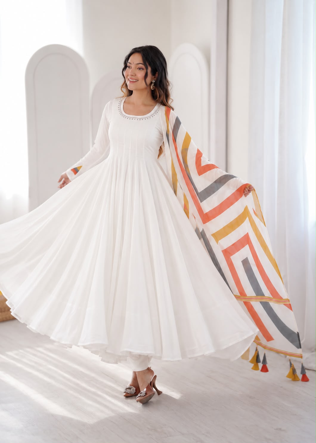 NSR 917 White Color Mal Cotton Embroidery Work Salwar Suit . Wedding, Party, Festive, Events, Get it for ₹2299. Delivery 4-6 Working Days. Shop now. | Casual Suits, Jump Suits, Creative suits, Designer Suits, Palazzo Suits, Party Wear Suits, Patiala Suits, Salwar suit, Straight Suits
