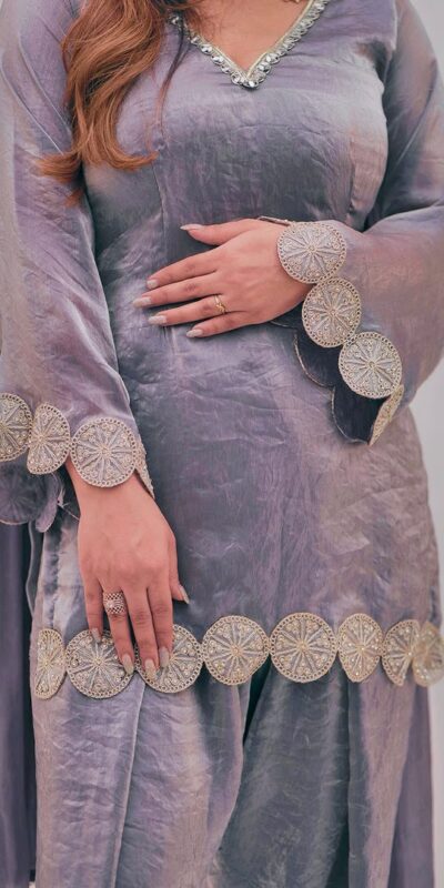 MF 545 Lavender Fendy Silk Salwar Suitwith Embroidery Work & Lace Work. Now at just ₹2099. Delivery 4-6 Working Days. Shop now. | Casual Suits, Jump Suits, Creative suits, Designer Suits, Palazzo Suits, Party Wear Suits, Patiala Suits, Salwar suit, Straight Suits