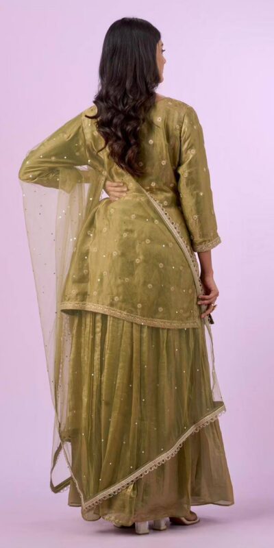 ZD 10016 Mehandi Fendy Silk Salwar Suitwith Embroidery Work & Lace Work. Now at just ₹2399. Delivery 4-6 Working Days. Shop now. | Casual Suits, Jump Suits, Creative suits, Designer Suits, Palazzo Suits, Party Wear Suits, Patiala Suits, Salwar suit, Straight Suits