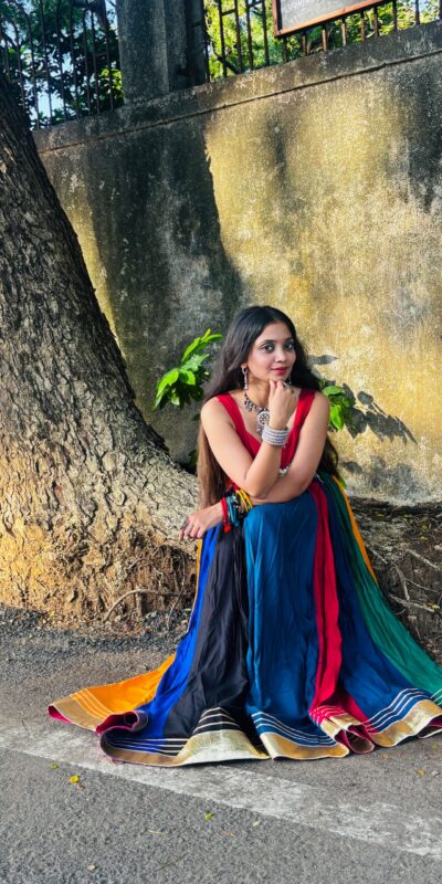 LG 660 Multi Color Rayon Embroidery Work & Cowrie Work Lehenga Choli . Grab it for ₹2349. Delivery 4-6 Working Days. Shop now. | Bollywood Lehenga, Creative Lehenga, Designer Lehenga, Embroidered Lehenga, Lehenga, Party Wear Lehenga