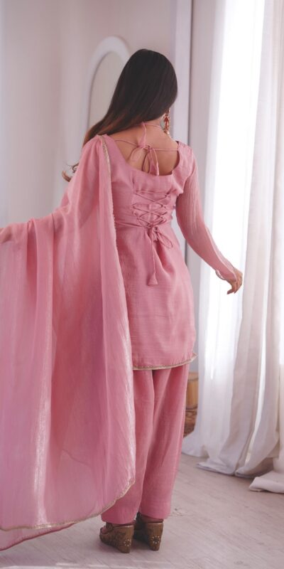 JF 045 Pink Crunchy Silk Salwar Suit with Embroidery Work. Wedding, Party, Festive, Events Best Price ₹1999. Delivery 4-6 Working Days. Shop now. | Casual Suits, Jump Suits, Creative suits, Designer Suits, Palazzo Suits, Party Wear Suits, Patiala Suits, Salwar suit, Straight Suits