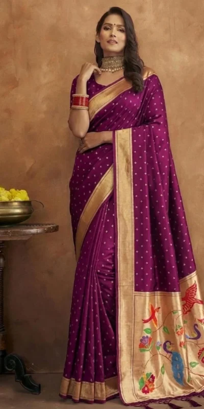 MB 239 Wine Color Organza Silk Saree with Moti Work & Zari Work. Grab it for ₹2299. Delivery 4-6 Working Days. Online Shop now. | Creative Sarees, Bollywood Sarees, Designer Sarees, Embroidered Sarees, Ethnic Saree, Modern Digital sarees, Party Wear Sarees, Sarees