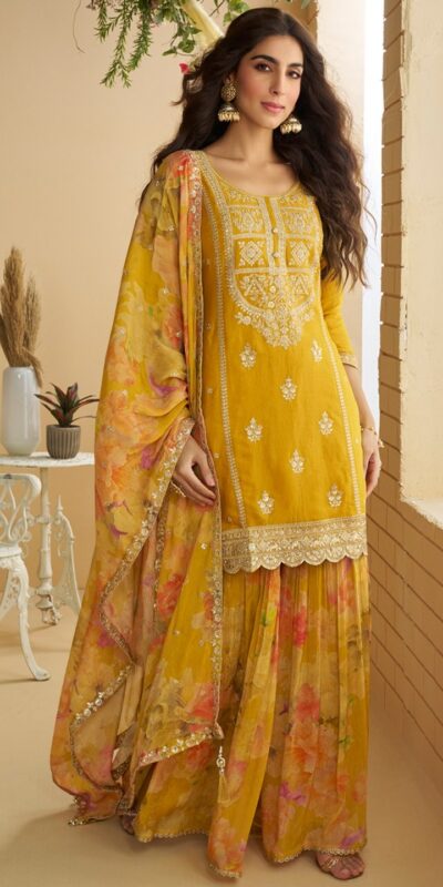 FC 10070 Mustered Chinon Silk Salwar Suit with Embroidery Work & Sequins Work. Get it for ₹2999. Delivery 4-6 Working Days. Shop now. | Casual Suits, Jump Suits, Creative suits, Designer Suits, Palazzo Suits, Party Wear Suits, Patiala Suits, Salwar suit, Straight Suits