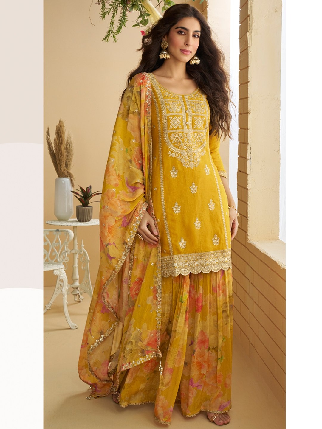 FC 10070 Mustered Chinon Silk Salwar Suit with Embroidery Work & Sequins Work. Get it for ₹2999. Delivery 4-6 Working Days. Shop now. | Casual Suits, Jump Suits, Creative suits, Designer Suits, Palazzo Suits, Party Wear Suits, Patiala Suits, Salwar suit, Straight Suits