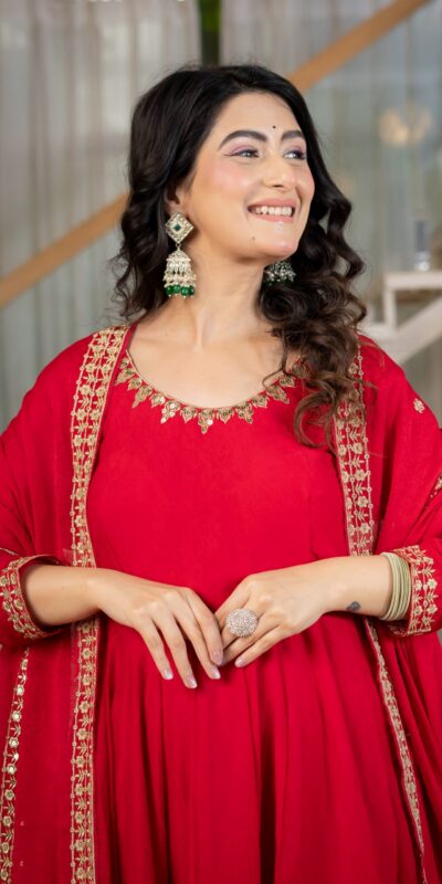 ND 5080 Red Rangoli Silk Perfect for Wedding, Party, Holi, Pooja, Anniversary – Salwar Suit. Get it for ₹2849. Delivery 4-6 Working Days. Shop now. | Casual Suits, Jump Suits, Creative suits, Designer Suits, Palazzo Suits, Party Wear Suits, Patiala Suits, Salwar suit, Straight Suits