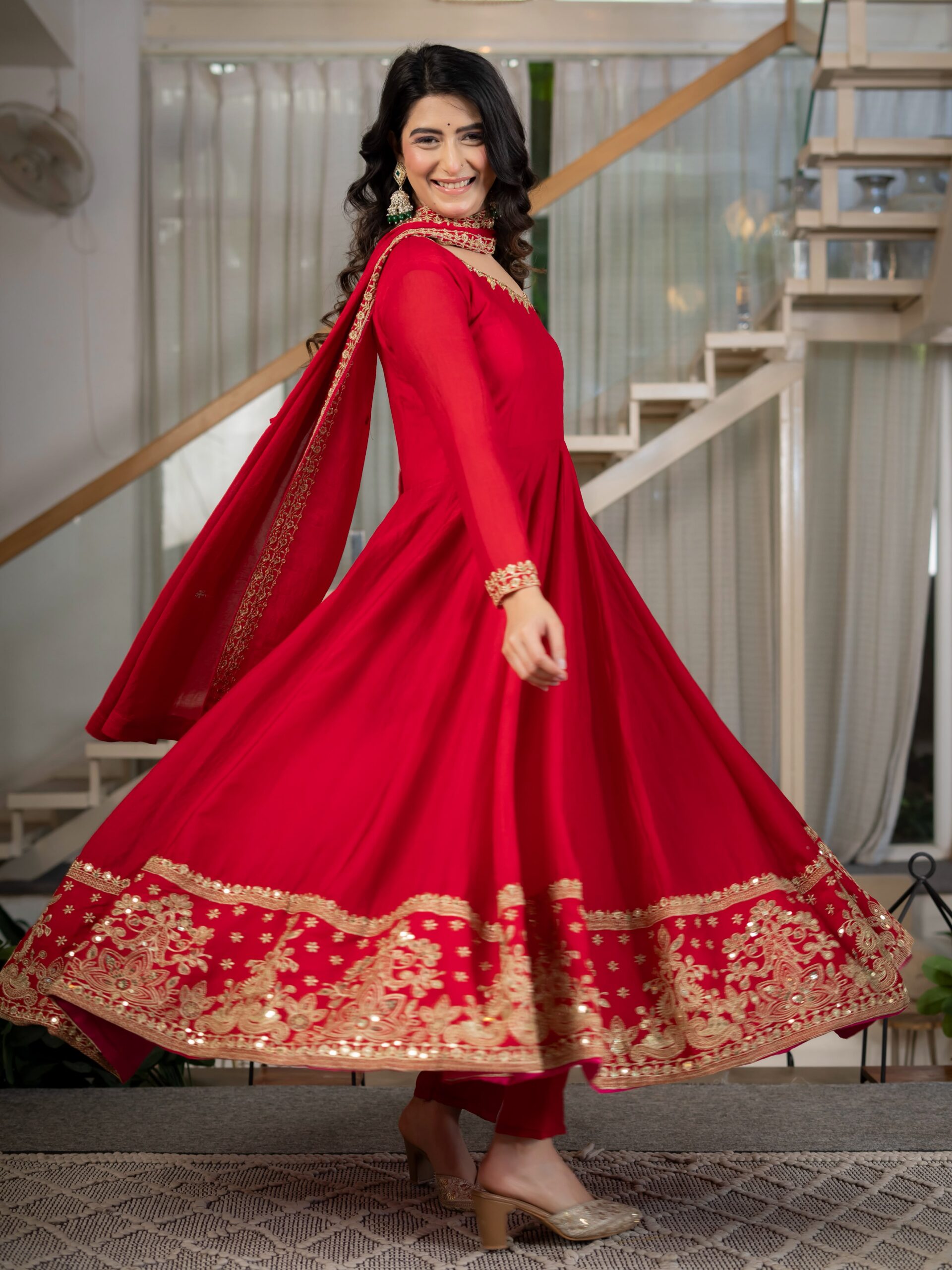 ND 5080 Red Rangoli Silk Perfect for Wedding, Party, Holi, Pooja, Anniversary – Salwar Suit. Get it for ₹2849. Delivery 4-6 Working Days. Shop now. | Casual Suits, Jump Suits, Creative suits, Designer Suits, Palazzo Suits, Party Wear Suits, Patiala Suits, Salwar suit, Straight Suits
