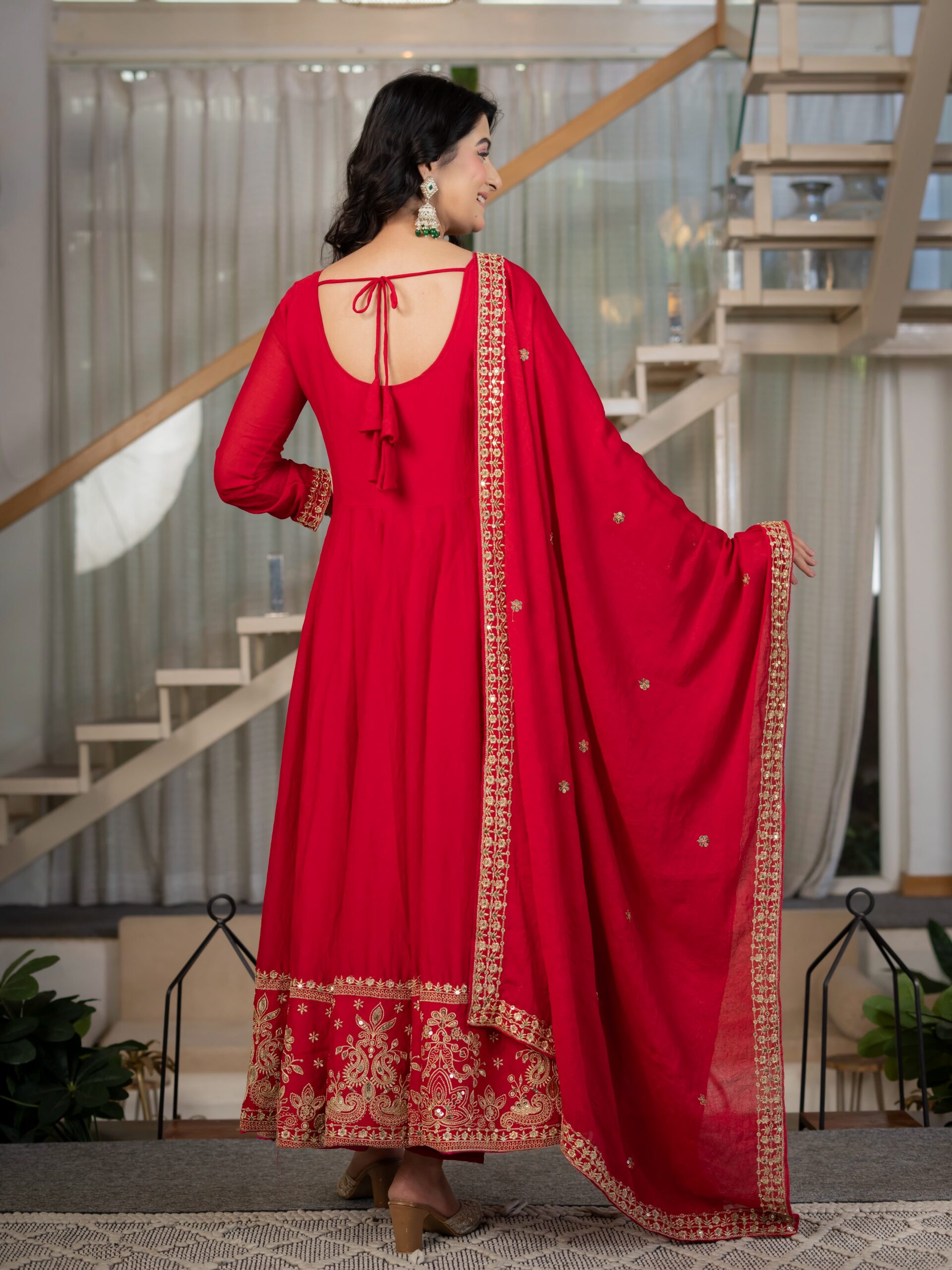 ND 5080 Red Rangoli Silk Perfect for Wedding, Party, Holi, Pooja, Anniversary – Salwar Suit. Get it for ₹2849. Delivery 4-6 Working Days. Shop now. | Casual Suits, Jump Suits, Creative suits, Designer Suits, Palazzo Suits, Party Wear Suits, Patiala Suits, Salwar suit, Straight Suits
