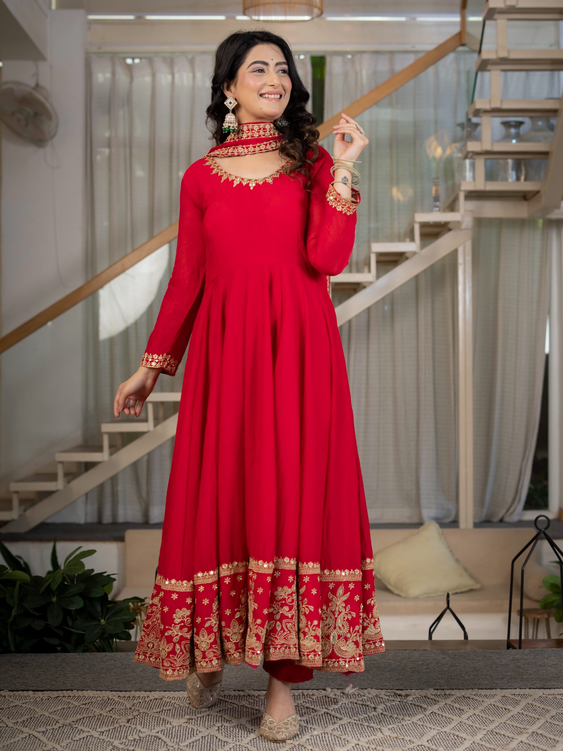 ND 5080 Red Rangoli Silk Perfect for Wedding, Party, Holi, Pooja, Anniversary – Salwar Suit. Get it for ₹2849. Delivery 4-6 Working Days. Shop now. | Casual Suits, Jump Suits, Creative suits, Designer Suits, Palazzo Suits, Party Wear Suits, Patiala Suits, Salwar suit, Straight Suits