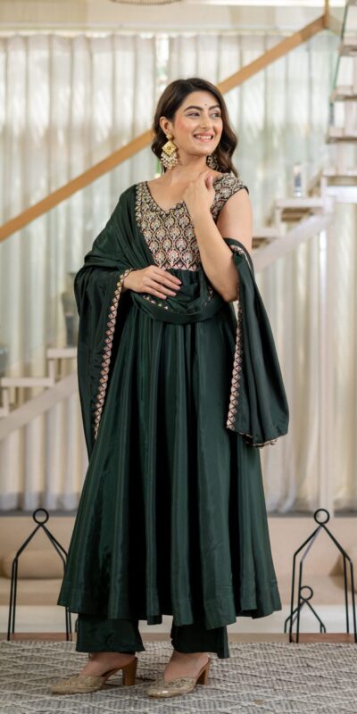 MD 3112 Teal in Color Natural Crepe Embroidery Work Salwar Suit . Affordable Price ₹2349. Delivery 4-6 Working Days. Shop now. | Casual Suits, Jump Suits, Creative suits, Designer Suits, Palazzo Suits, Party Wear Suits, Patiala Suits, Salwar suit, Straight Suits