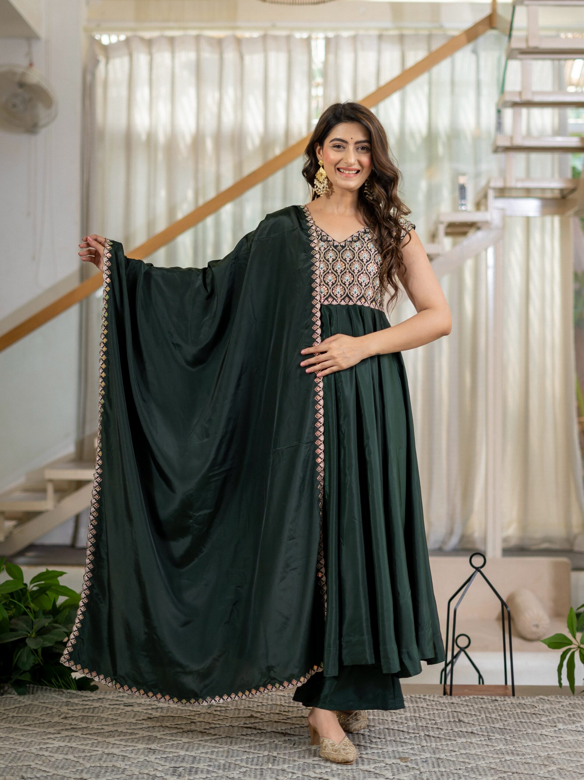 MD 3112 Teal in Color Natural Crepe Embroidery Work Salwar Suit . Affordable Price ₹2349. Delivery 4-6 Working Days. Shop now. | Casual Suits, Jump Suits, Creative suits, Designer Suits, Palazzo Suits, Party Wear Suits, Patiala Suits, Salwar suit, Straight Suits
