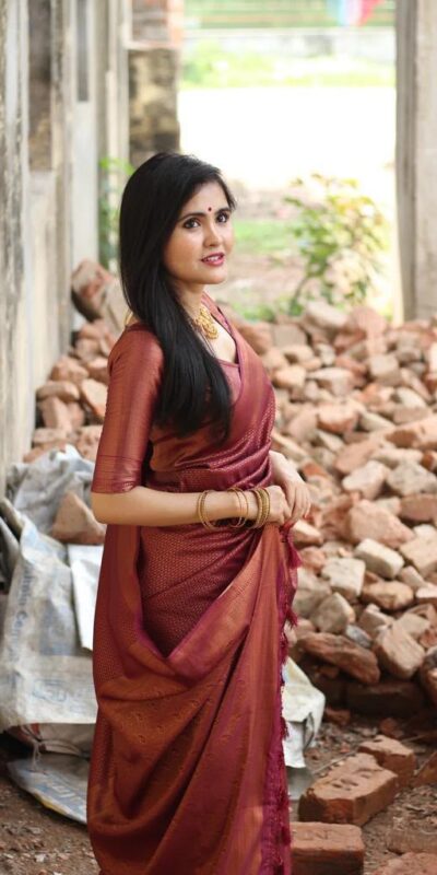 KPR 172 Maroon Soft Lichi Silk Cloth. With Lace Work & Lace Border Saree . Grab it for ₹1549. Delivery 4-6 Working Days. Shop now. | Creative Sarees, Bollywood Sarees, Designer Sarees, Embroidered Sarees, Ethnic Saree, Modern Digital sarees, Party Wear Sarees, Sarees
