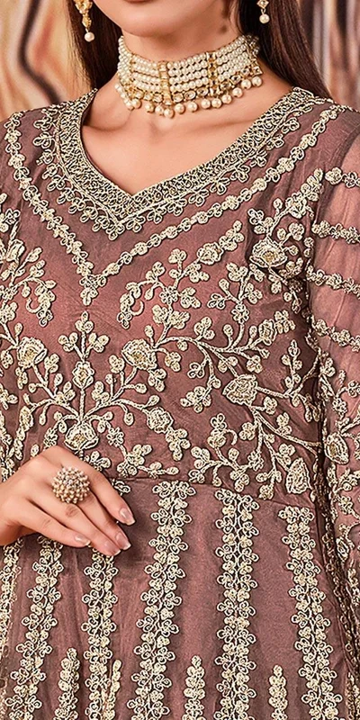 FC 2701 Peach Sequins Work & Embroidery Work Salwar Suitin Peach Butterfly Net. Grab it for ₹3149. Delivery 4-6 Working Days. Shop now. | Casual Suits, Jump Suits, Creative suits, Designer Suits, Palazzo Suits, Party Wear Suits, Patiala Suits, Salwar suit, Straight Suits