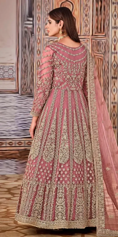 FC 2701 Pink Sequins Work & Embroidery Work Salwar Suitin Peach Butterfly Net. Grab it for ₹3149. Delivery 4-6 Working Days. Shop now. | Casual Suits, Jump Suits, Creative suits, Designer Suits, Palazzo Suits, Party Wear Suits, Patiala Suits, Salwar suit, Straight Suits