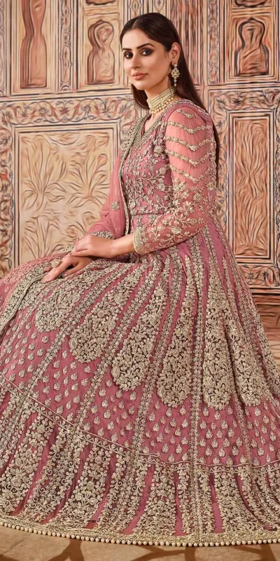 FC 2701 Pink Sequins Work & Embroidery Work Salwar Suitin Peach Butterfly Net. Grab it for ₹3149. Delivery 4-6 Working Days. Shop now. | Casual Suits, Jump Suits, Creative suits, Designer Suits, Palazzo Suits, Party Wear Suits, Patiala Suits, Salwar suit, Straight Suits