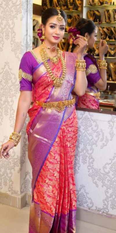KPR 185 Pink Color Soft Lichi Silk Saree with Lace Border & Lace Work. Best Price ₹1649. Delivery 4-6 Working Days. Shop now. | Creative Sarees, Bollywood Sarees, Designer Sarees, Embroidered Sarees, Ethnic Saree, Modern Digital sarees, Party Wear Sarees, Sarees