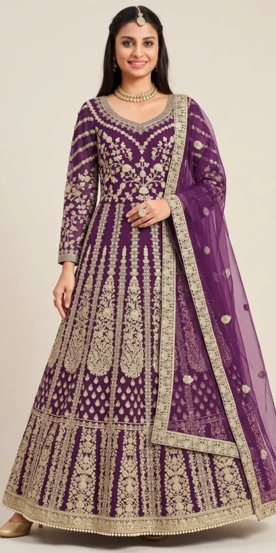 FC 2701 Purple Sequins Work & Embroidery Work Salwar Suiti Peach Butterfly Net. Grab it for ₹3149. Delivery 4-6 Working Days. Shop now. | Casual Suits, Jump Suits, Creative suits, Designer Suits, Palazzo Suits, Party Wear Suits, Patiala Suits, Salwar suit, Straight Suits
