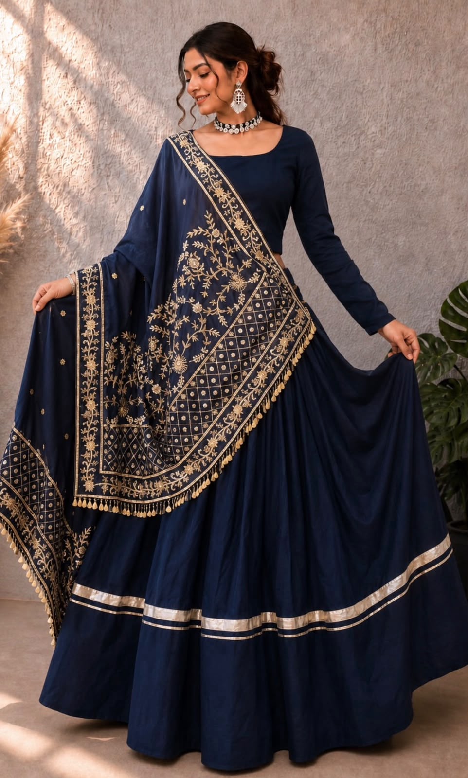 BE 510 Navy Blue Color Rayon Embroidery Work & Cowrie Work Lehenga Choli . Grab it for ₹2399. Delivery 4-6 Working Days. Shop now. | Bollywood Lehenga, Creative Lehenga, Designer Lehenga, Embroidered Lehenga, Lehenga, Party Wear Lehenga