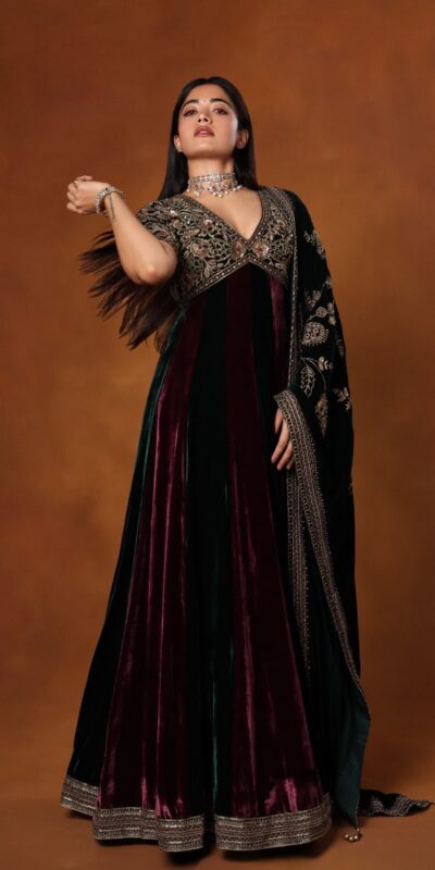 ZC RASHMIKA Maroon Viscose 9000 Velvet Gown Gown with Embroidery Work & Sequins Work. Special Price ₹3099. Delivery 4-6 Working Days. Shop now. | Bollywood Gowns, Creative Gowns, Designer Gowns, Embroidered Gowns, Gowns, Party Wear Gowns
