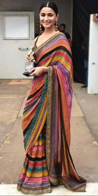 BT 236 Multi Saree : Original Moss Work : Digital Print With Fancy Lace Border Blouse : Heavy Satin Casual, Party, Wedding, Festive, @1499/- | Bollywood Sarees, Creative Sarees, Designer Sarees, Embroidered Sarees, Modern Digital sarees, Party Wear Sarees, Sarees