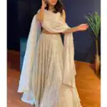 RTC 6221 White Lehenga : Georgette Work : Heavy Embroidery With Sequence Work Blouse : Georgette Party, Festive, Events Etc.@1999/- Only | Bollywood Lehenga, Creative Lehenga, Designer Lehenga, Embroidered Lehenga, Lehenga, Party Wear Lehenga