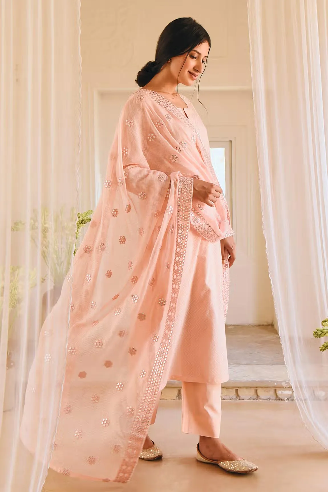 SSR 307 Orange Top : Heavy Faux Georgette Work : Fancy Thread Embroidery Work Glorious Orange Color Heavy Georgette Designer Salwar Suit @1649/- Only | Casual Suits, Creative suits, Designer Suits, Party Wear Suits, Salwar suit, Straight Suits