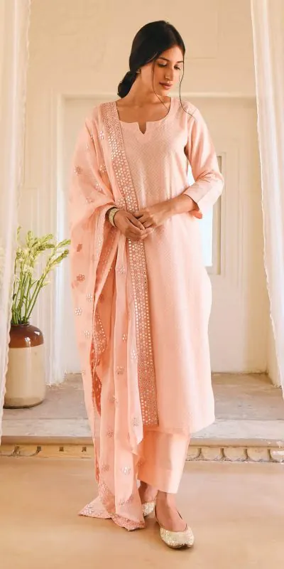 SSR 307 Orange Top : Heavy Faux Georgette Work : Fancy Thread Embroidery Work Glorious Orange Color Heavy Georgette Designer Salwar Suit @1649/- Only | Casual Suits, Creative suits, Designer Suits, Party Wear Suits, Salwar suit, Straight Suits