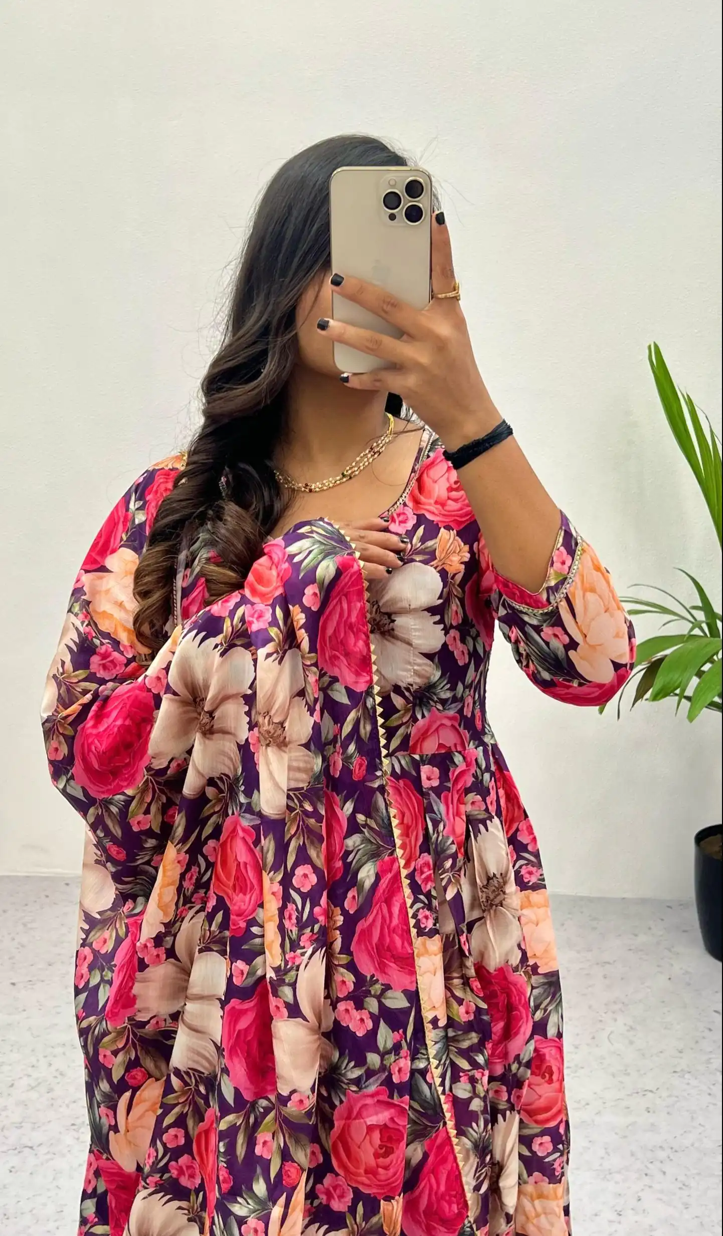 RC 264 Pink Color Heavy Chinon Printed Gown With Lace Border Dupatta Casual, Wedding, Party, Festive, Events Etc. 4-6 Working Days 1749/- | Bollywood Gowns, Creative Gowns, Designer Gowns, Embroidered Gowns, Gowns, Party Wear Gowns