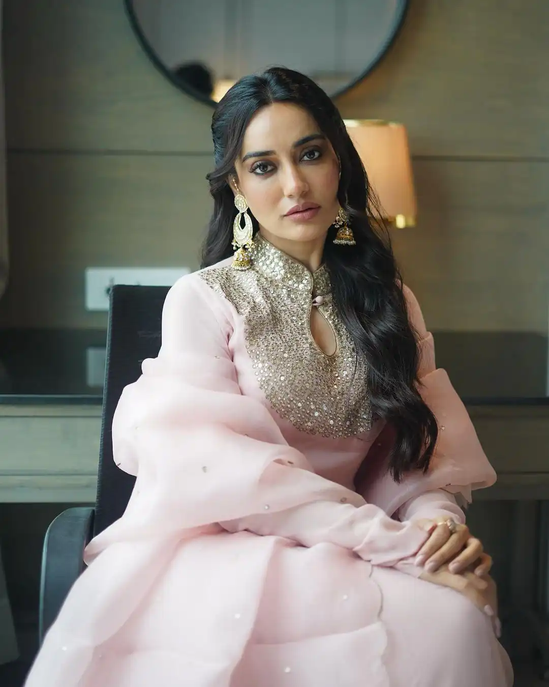 ZSR 794 Baby Pink Color Georgette Embroidery Sequence Work Gown Casual, Wedding, Party, Festive, Events Etc. Expected Delivery 4-6 Working Days 2199/- | Bollywood Gowns, Creative Gowns, Designer Gowns, Embroidered Gowns, Gowns, Party Wear Gowns