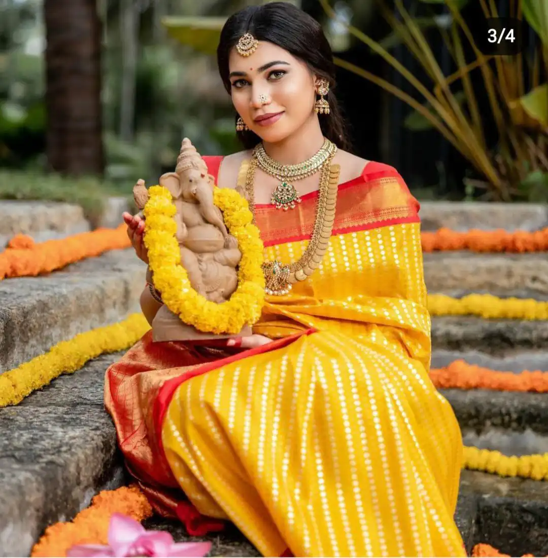 DDF-Yellow Color Soft Silk Ordinary Design Saree Rich Pallu Casual, Party Wear, Wedding, Events, Festivals Wear Etc. Expected Delivery 4-6 Working Days 1449 | Embroidered Sarees, Bollywood Sarees, Creative Sarees, Designer Sarees, Ethnic Saree, Modern Digital sarees, Party Wear Sarees, Sarees