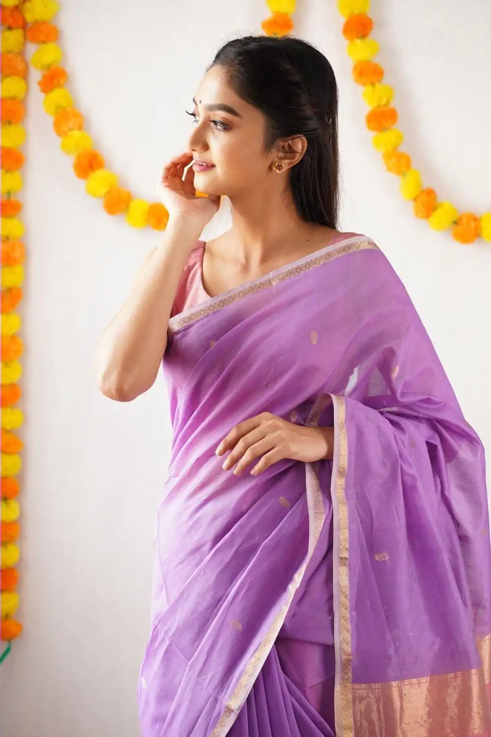 KP 5034 Light Purple Color Soft Lilan Slab Jacquard Work Saree Casual, Party Wear, Wedding, Events Etc. Expected Delivery 4-6 Working Days @1449/- | Bollywood Sarees, Creative Sarees, Designer Sarees, Embroidered Sarees, Ethnic Saree, Modern Digital sarees, Party Wear Sarees, Sarees