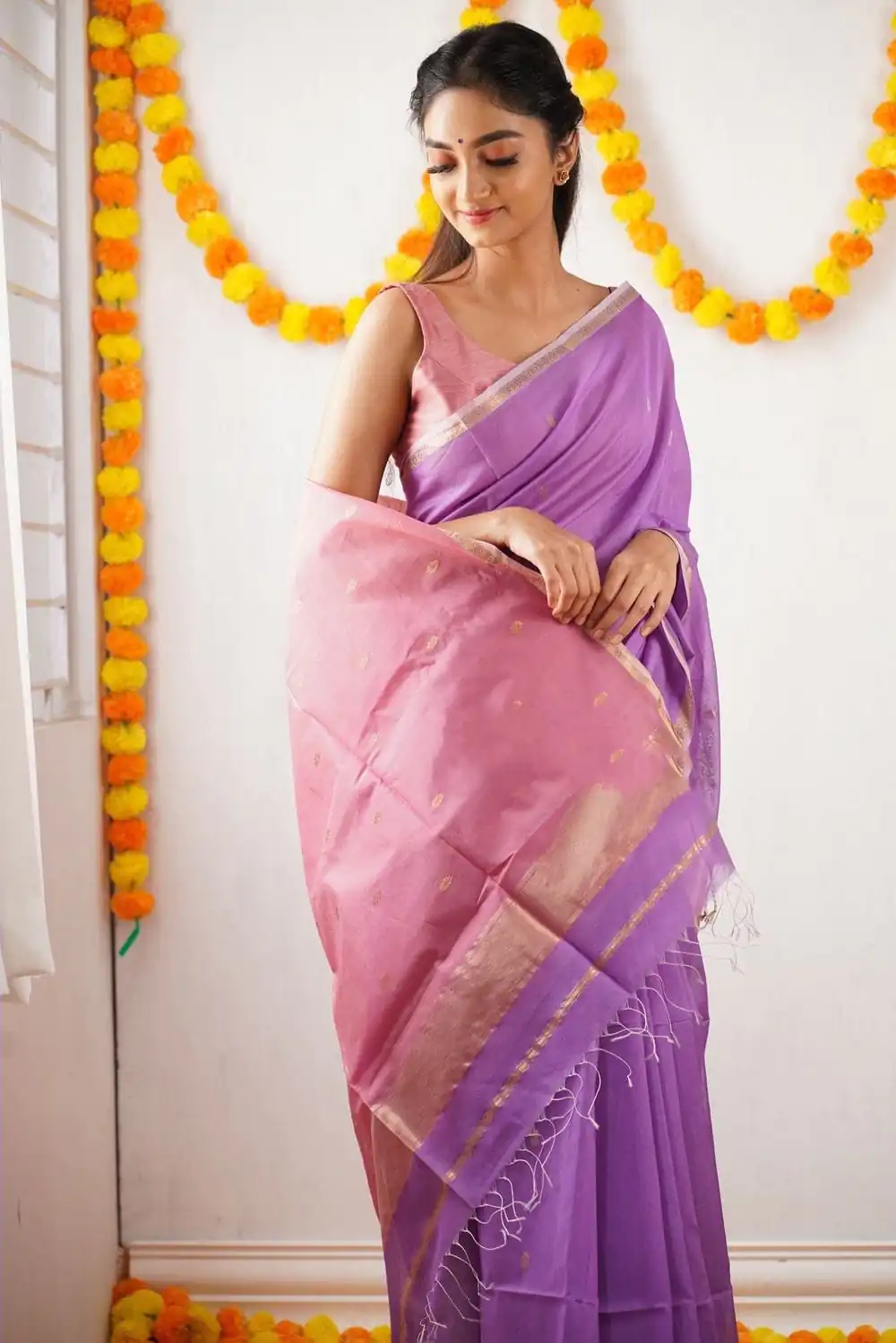 KP 5034 Light Purple Color Soft Lilan Slab Jacquard Work Saree Casual, Party Wear, Wedding, Events Etc. Expected Delivery 4-6 Working Days @1449/- | Bollywood Sarees, Creative Sarees, Designer Sarees, Embroidered Sarees, Ethnic Saree, Modern Digital sarees, Party Wear Sarees, Sarees