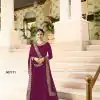 Angel Purple Color Georgette Embroidery work Anarkali Suit