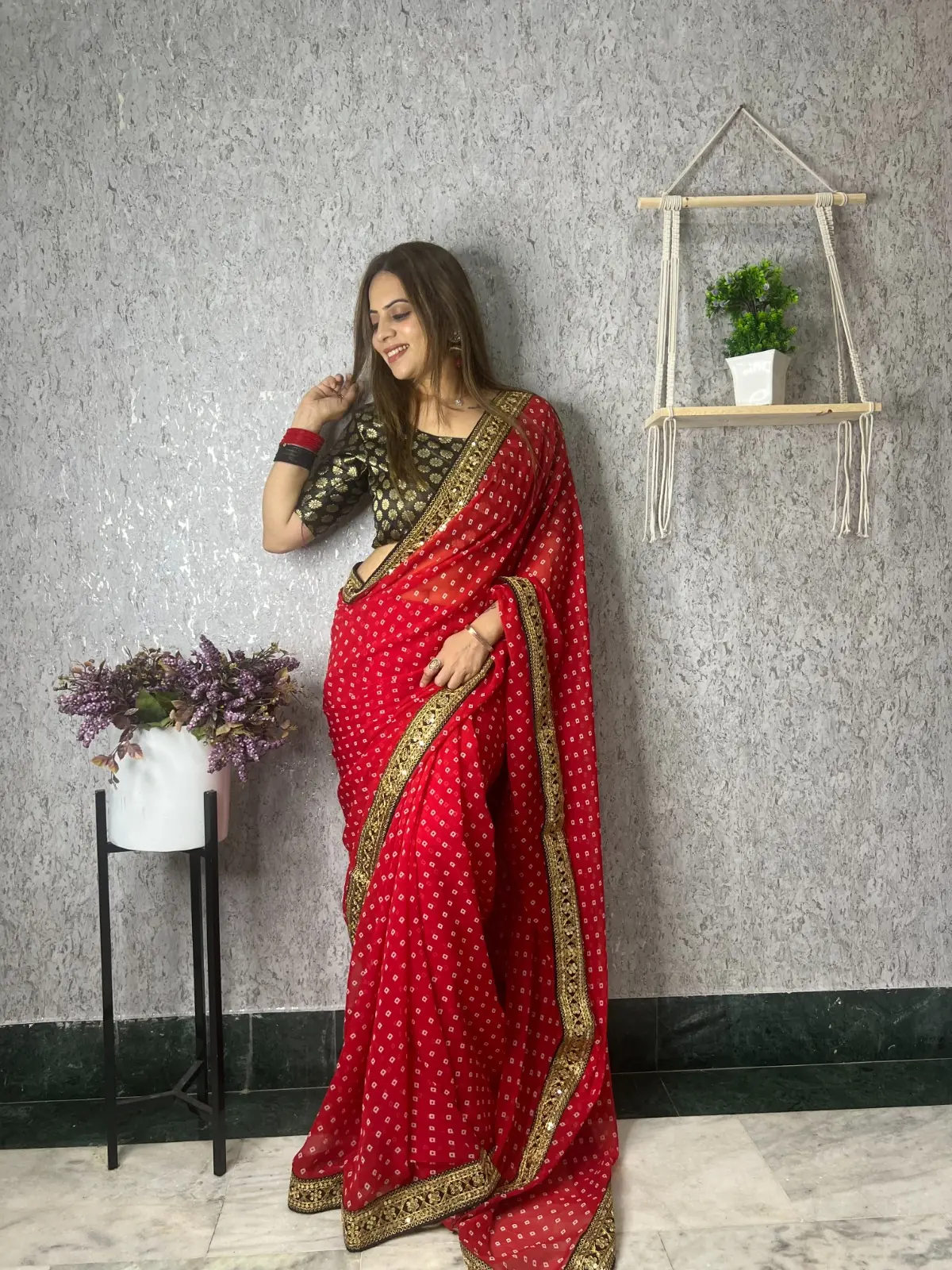 JR 543 Red Color Printed Georgette With Sequence Embroidery Lace Saree Casual, Party Wear, Wedding, Events Etc. Expected Delivery 4-6 Working Days 1449/- | Bollywood Sarees, Creative Sarees, Designer Sarees, Embroidered Sarees, Ethnic Saree, Modern Digital sarees, Party Wear Sarees, Sarees