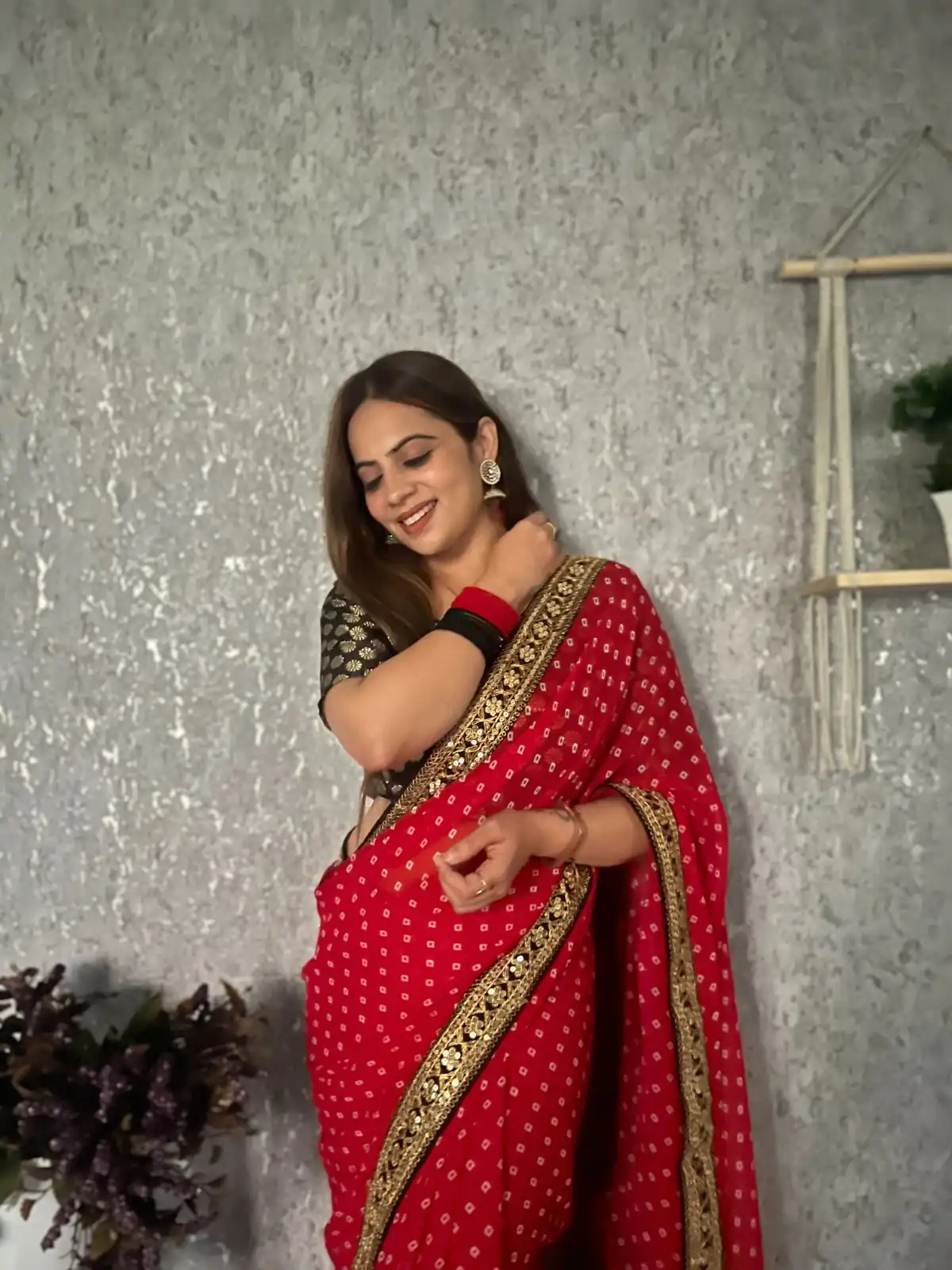 JR 543 Red Color Printed Georgette With Sequence Embroidery Lace Saree Casual, Party Wear, Wedding, Events Etc. Expected Delivery 4-6 Working Days 1449/- | Bollywood Sarees, Creative Sarees, Designer Sarees, Embroidered Sarees, Ethnic Saree, Modern Digital sarees, Party Wear Sarees, Sarees