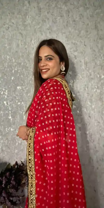 JR 543 Red Color Printed Georgette With Sequence Embroidery Lace Saree Casual, Party Wear, Wedding, Events Etc. Expected Delivery 4-6 Working Days 1449/- | Bollywood Sarees, Creative Sarees, Designer Sarees, Embroidered Sarees, Ethnic Saree, Modern Digital sarees, Party Wear Sarees, Sarees